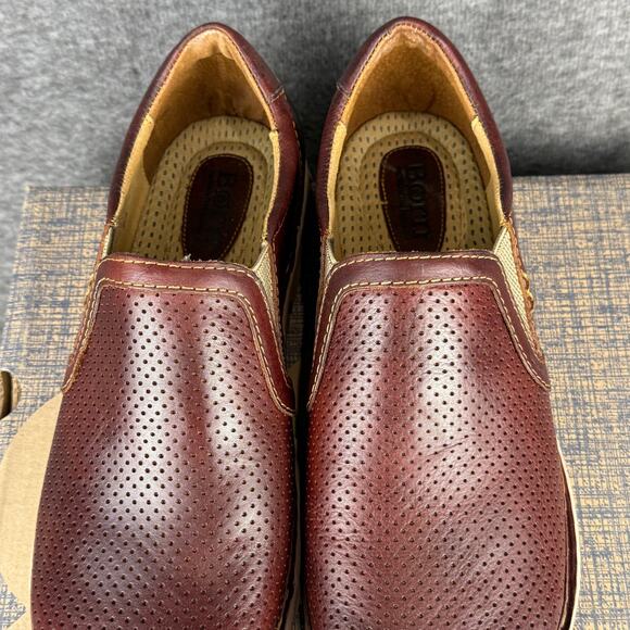 Born Men's Sawyer Loafers Slip-On Brown Full Grain Leather size 12 New in Box - Picture 5 of 13